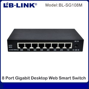 BL-SG108M 8 Port Gigabit Desktop Web Smart Switch